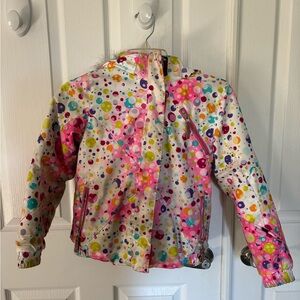 Spyder Kids' Multicolor Polka Dot Ski coat